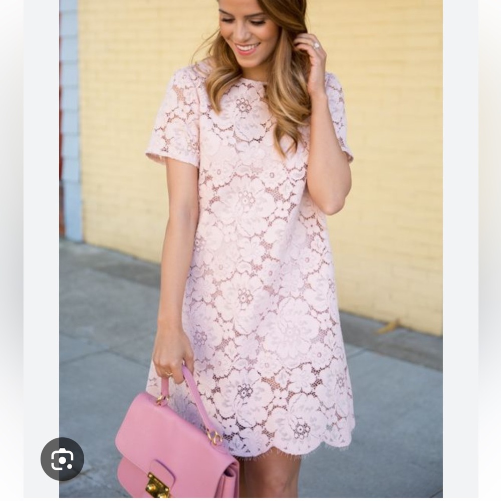 BCBG Diane oversized lace dress